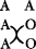 A chemical structure diagram showing an adenine base paired with a thymine base via two hydrogen bonds. Adenine is labeled with an "A" and thymine is labeled with a "T," each featuring the corresponding hydrogen atoms and nitrogenous bases connected by lines representing chemical bonds.